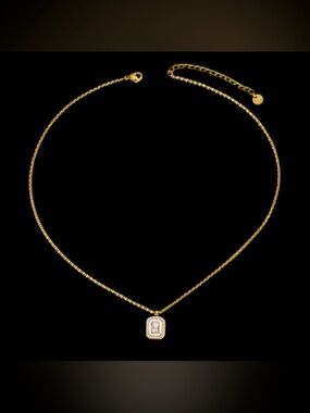 J12. Mother of Pearl Pendant Necklace - 18K Gold Plated - 16”-18” - No Cancels